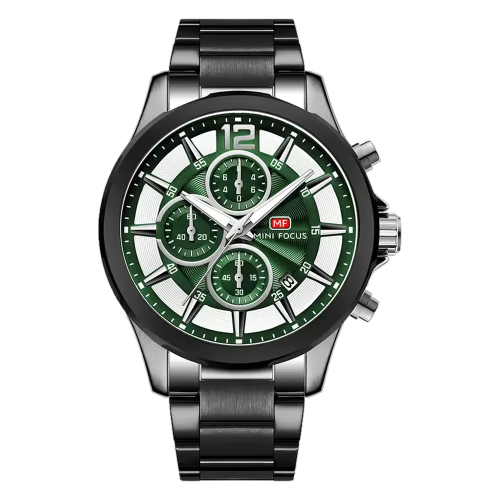Emerald Steel MF0237G – Executive Chronograph Watch