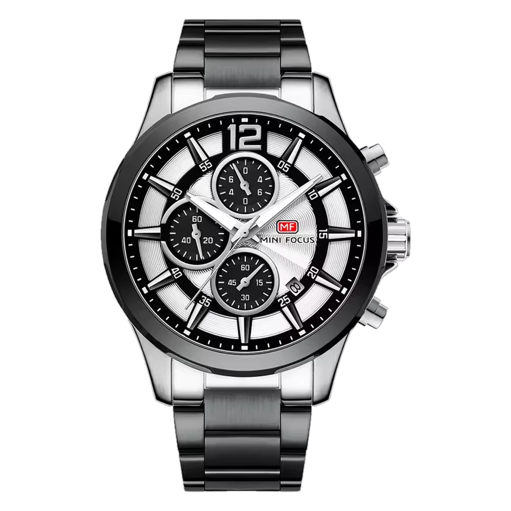 Polar Steel MF0237G – White Chronograph