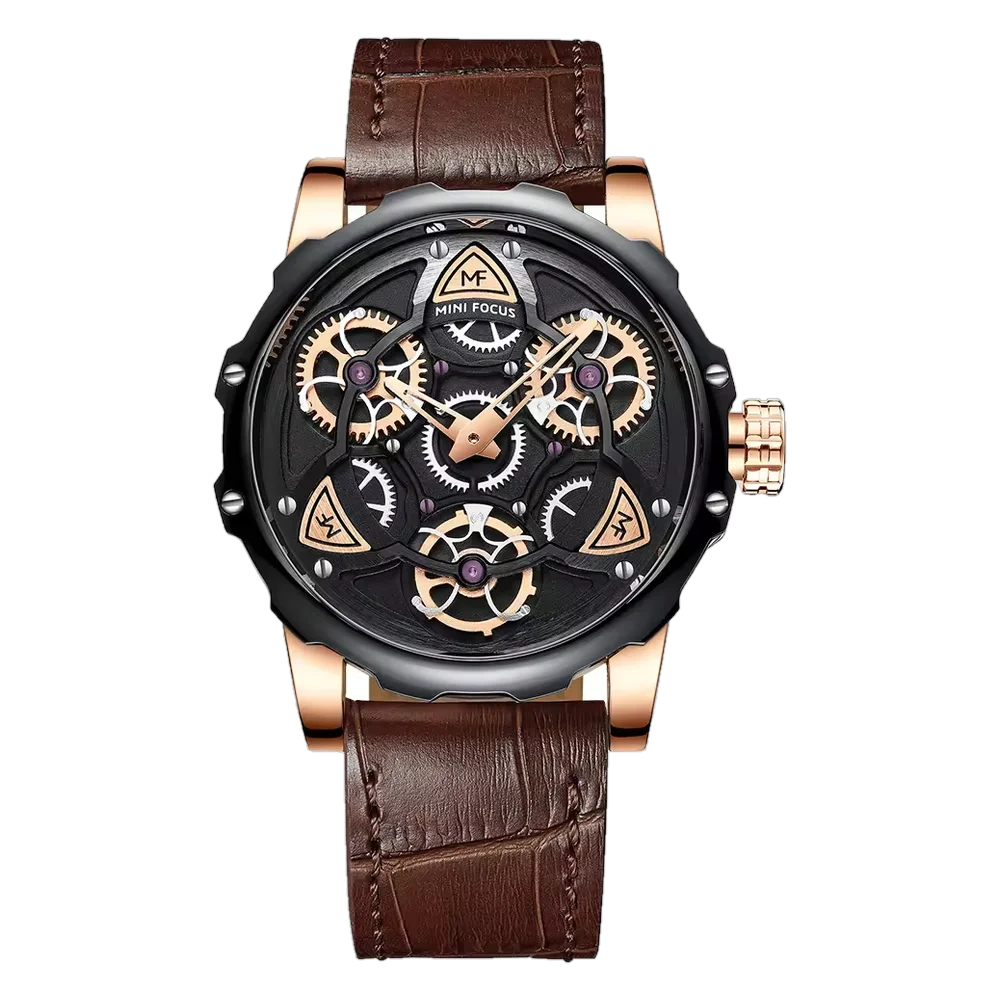 Obsidian Structure MF0249G – Gun Black Chronograph Watch