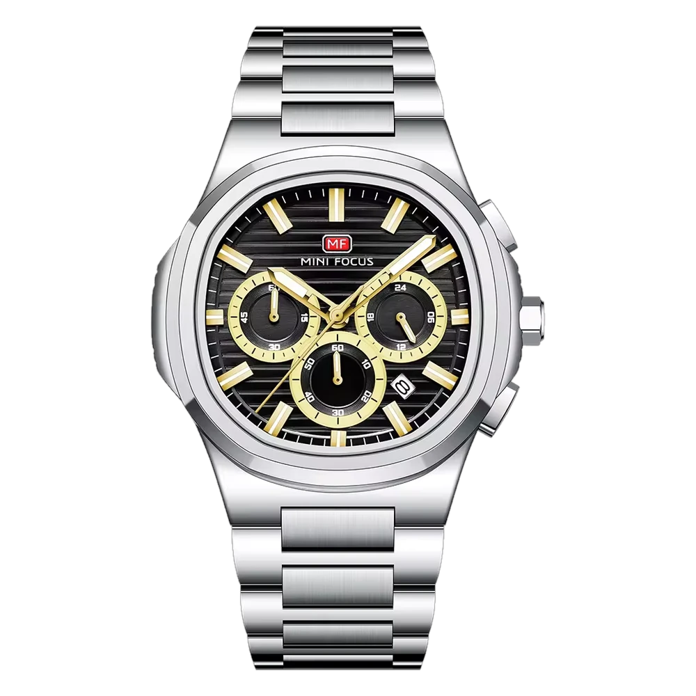 Royal Fusion MF0610G – Gold Black Chronograph