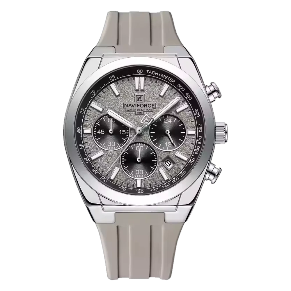 Naviforce NF 8080 – Stealth Grey Sport Chronograph